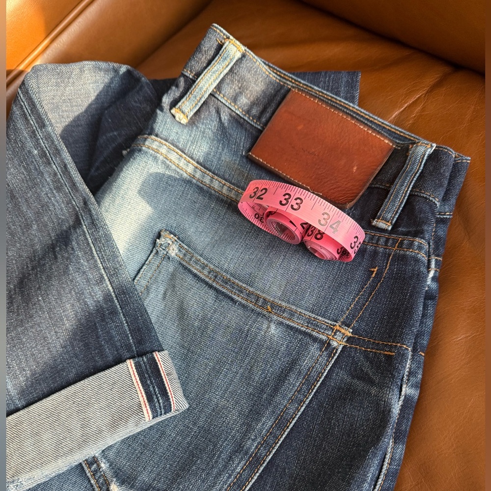 3sixteen slim tapered selvedge jean size 34